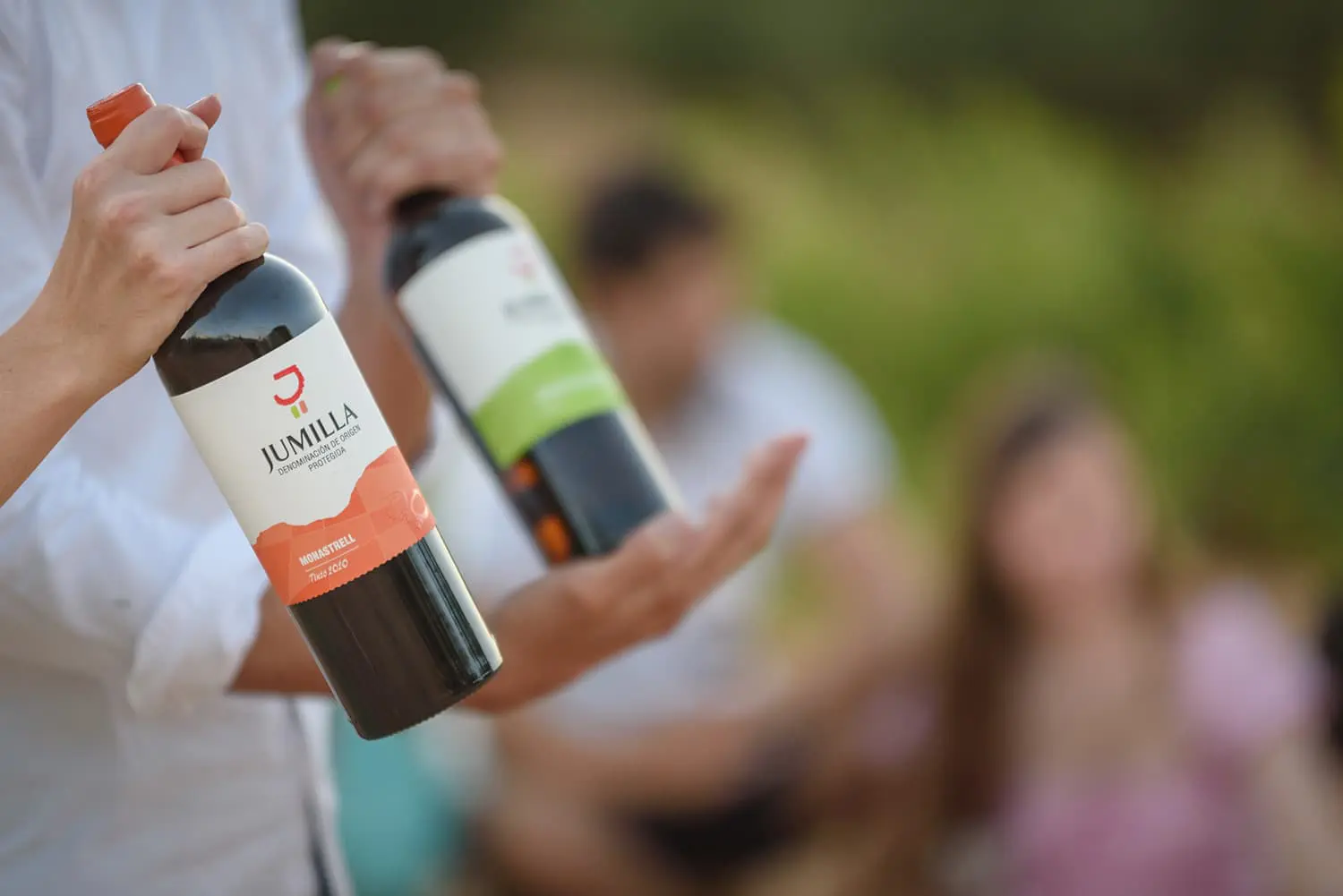 Botellas vino CRDO Jumilla Canicio fotografia