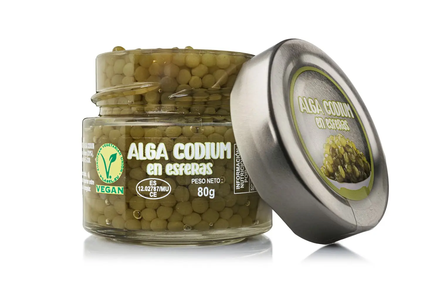 Eurocaviar Alga Codium 80gr Tapa Canicio fotografia