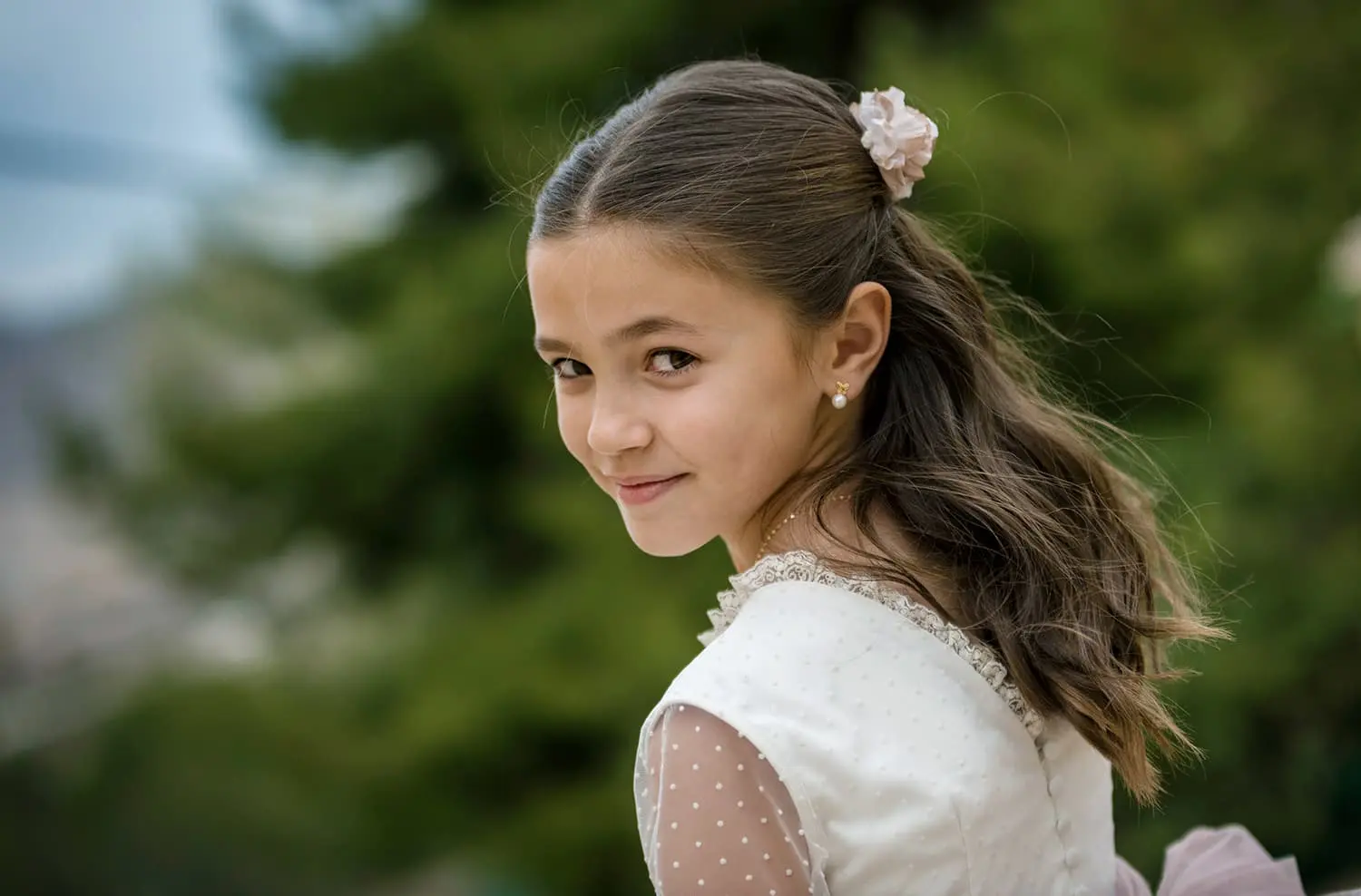 Mirada nina comunion Canicio Jumilla