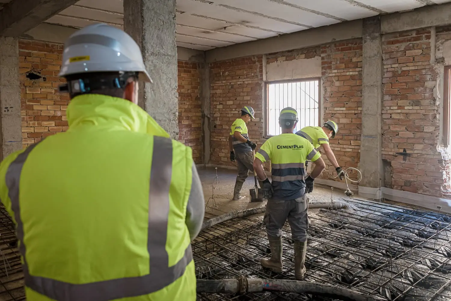 Trabajadores Cementplas Canicio fotografia