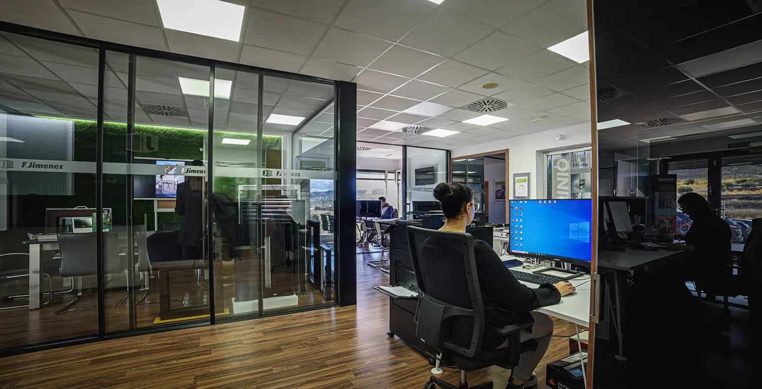 Trabajadores oficinas FJimenez Canicio fotografia