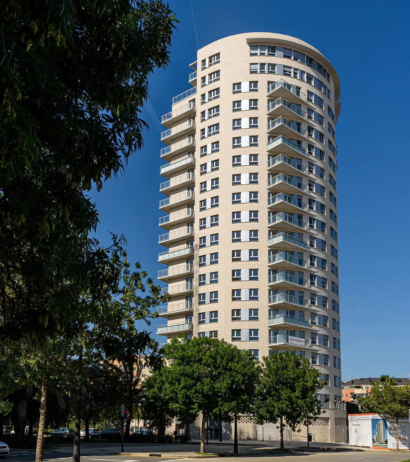 Vista edificio Torre patraix Ibiza Canicio fotografia