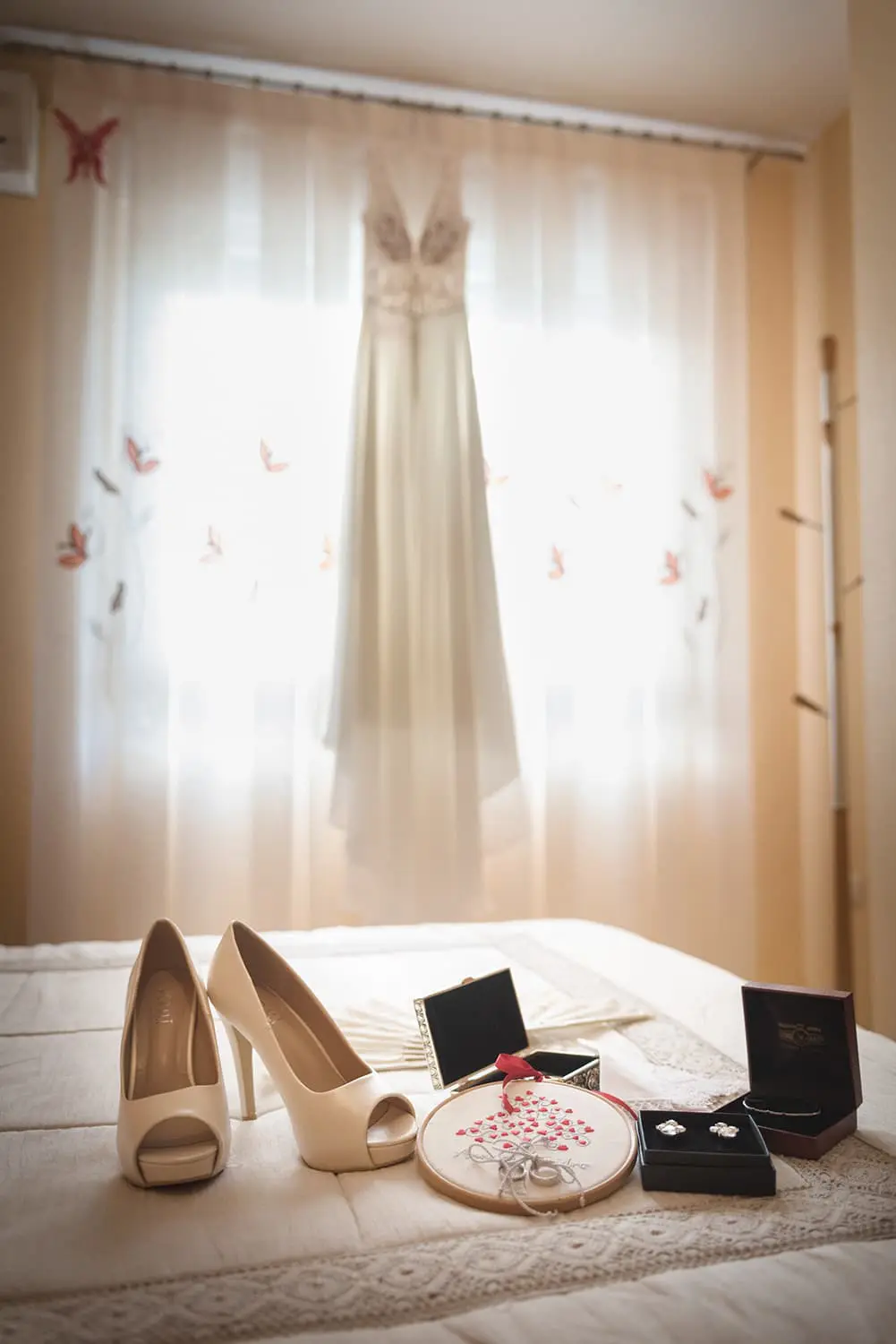 casa novia detalles vestido canicio