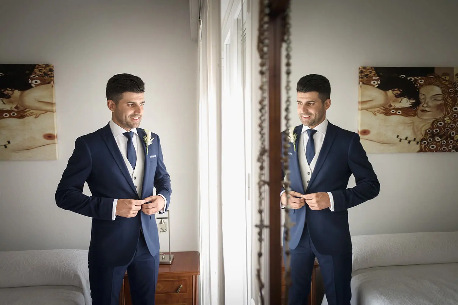 Fotografía en la casa del novio en jumilla