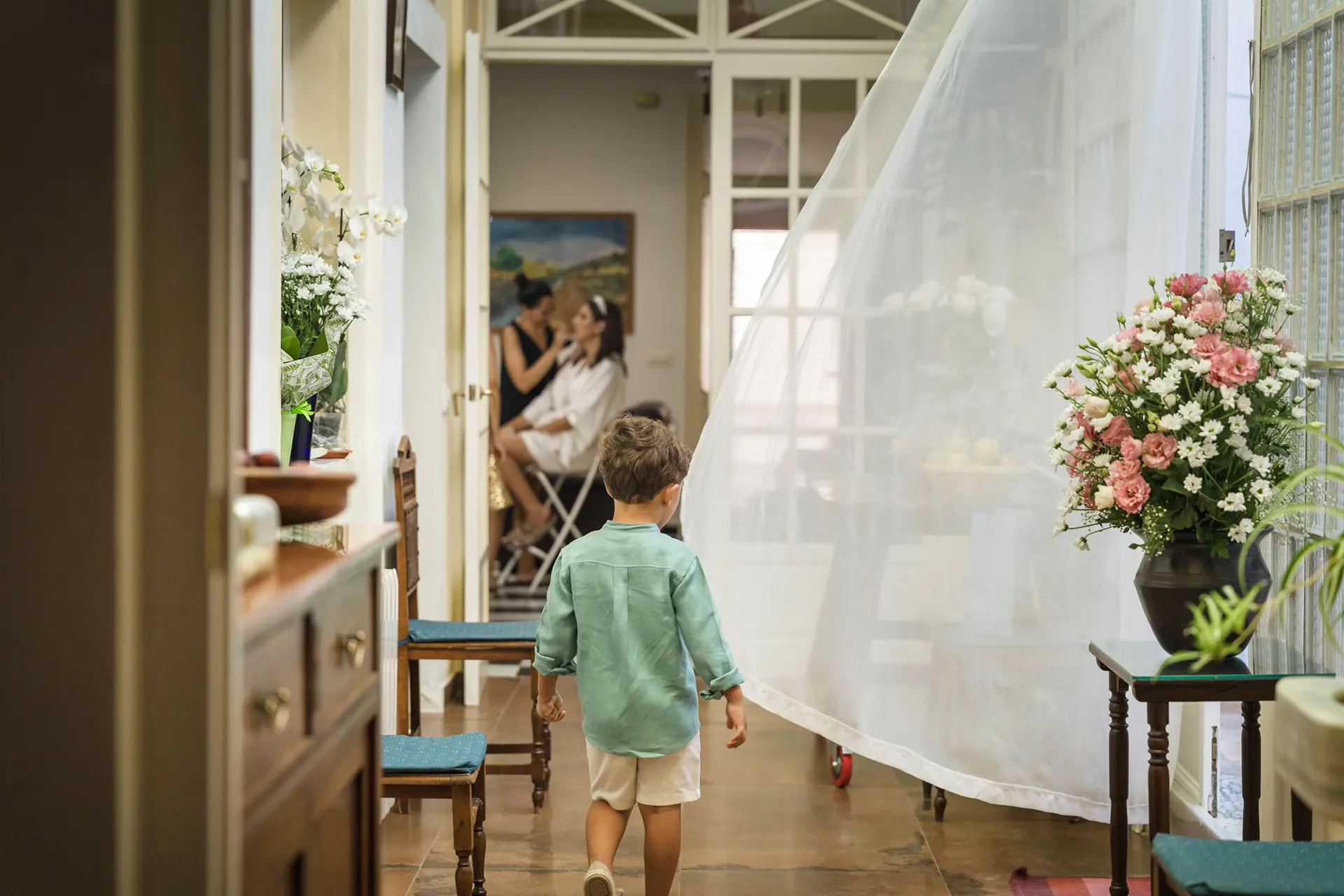 fotografia interior de la casa de la novia en jumilla murcia